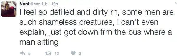 Nigerian lady sexually molested in a commercial bus cries out